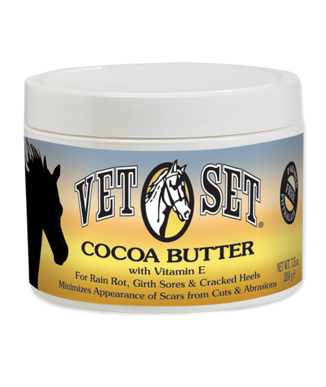 VETSET Cocoa Butter with Vitamin E Jar, 7.25 Oz., 200g. 